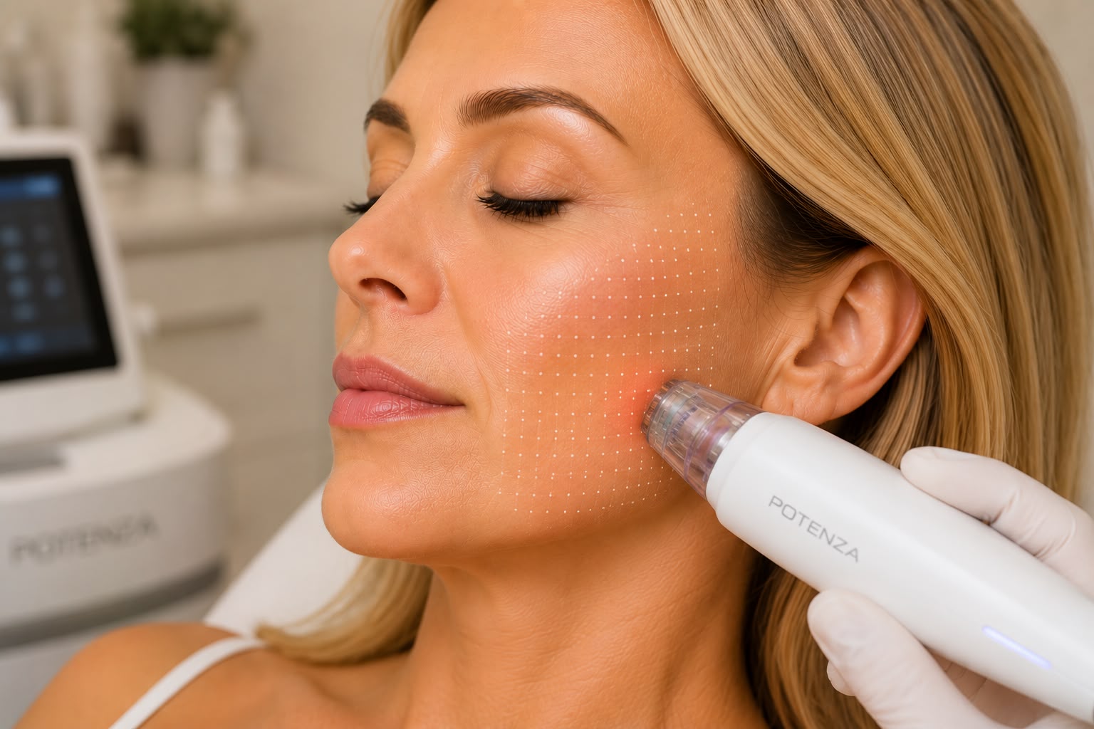 Hautstraffung und Hautbildverbesserung mit medizinischer Kosmetik